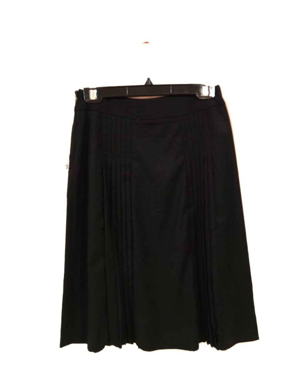 Mossaic Skirt Size 0 (XS) Midi Pleated Black Color NWT
